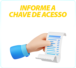 Informe a Chave de Acesso: digite a chave de 44 dígitos para preenchimento automático
