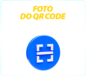 Foto do QR Code: use o QR Code para preencher os dados automaticamente