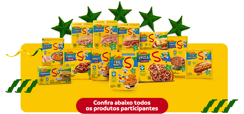 Produtos participantes Sadia