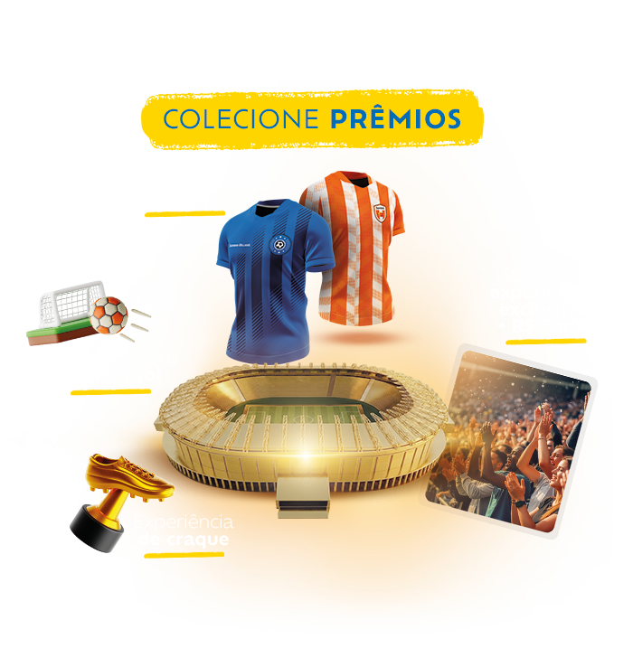 Prêmios da campanha Suvinil — camisa 10 exclusiva, troféu e cartões de premiação sobre gramado; destaques: prêmios diários, experiências e R$ 10 mil no final.